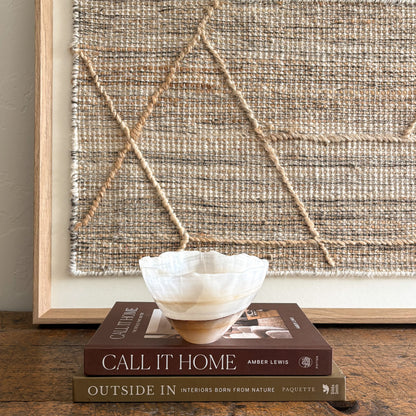 neutral onyx stone bowl