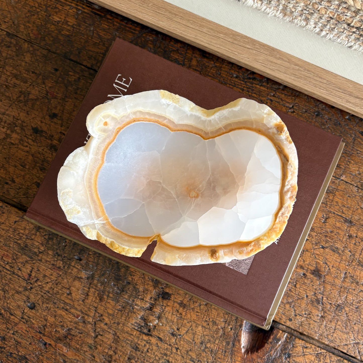 onyx coffee table bowl