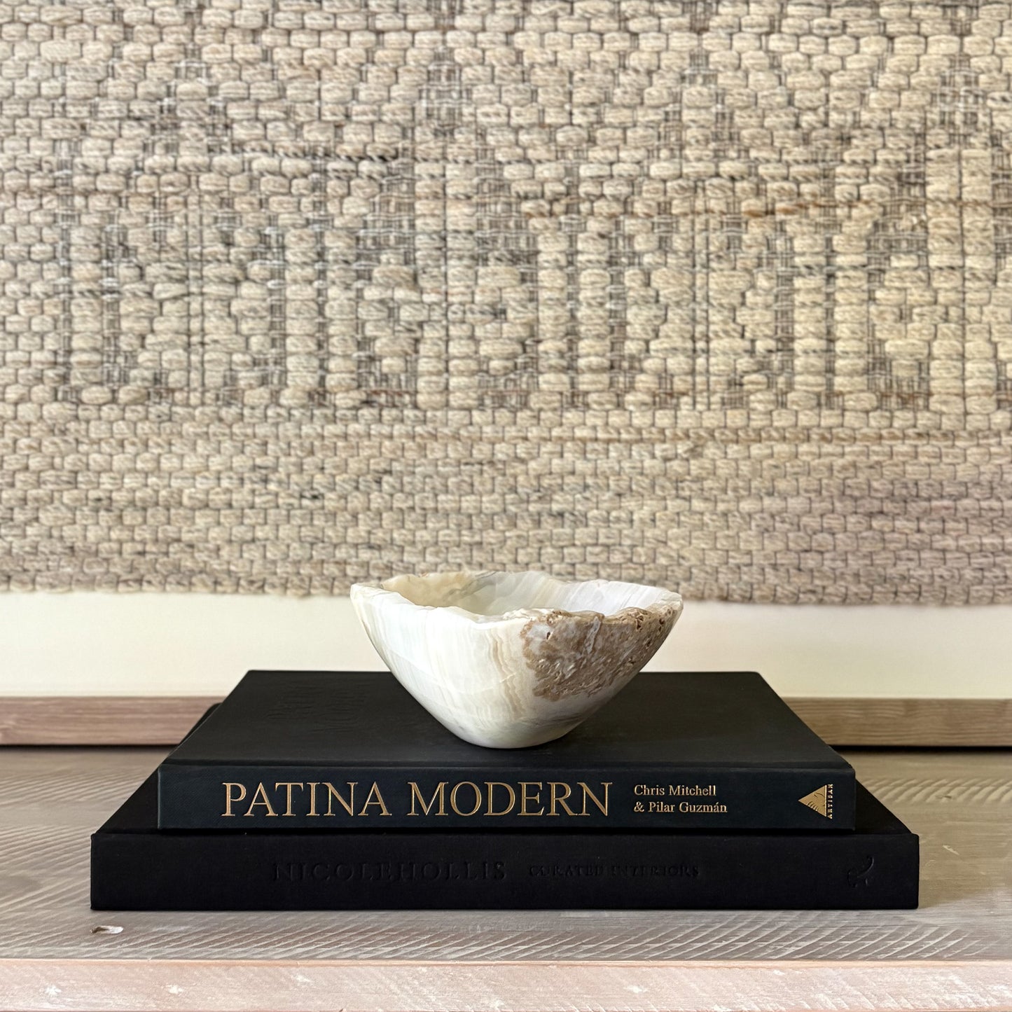 handmade natural stone bowl