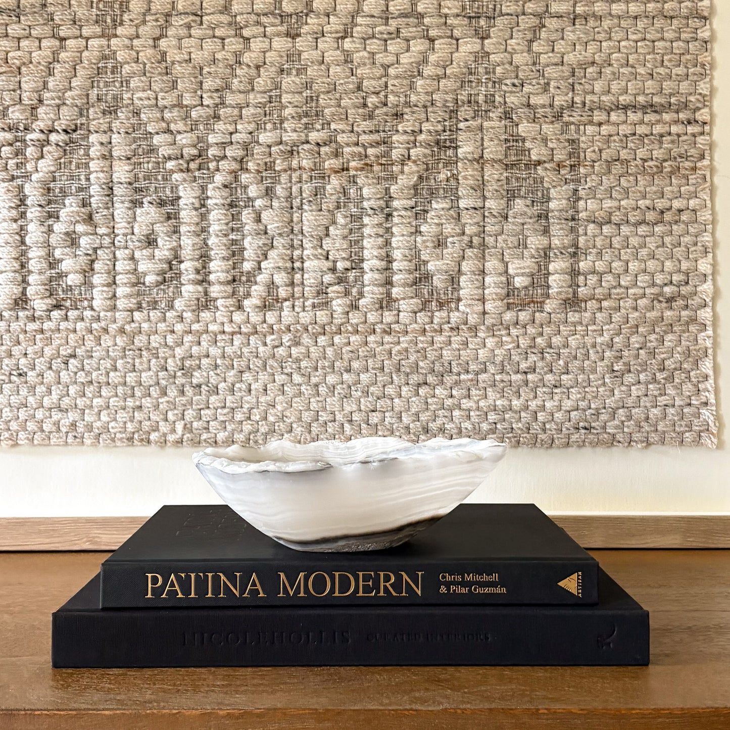 Small grey onyx bowl hand carved natural stone decorative bowl home decor