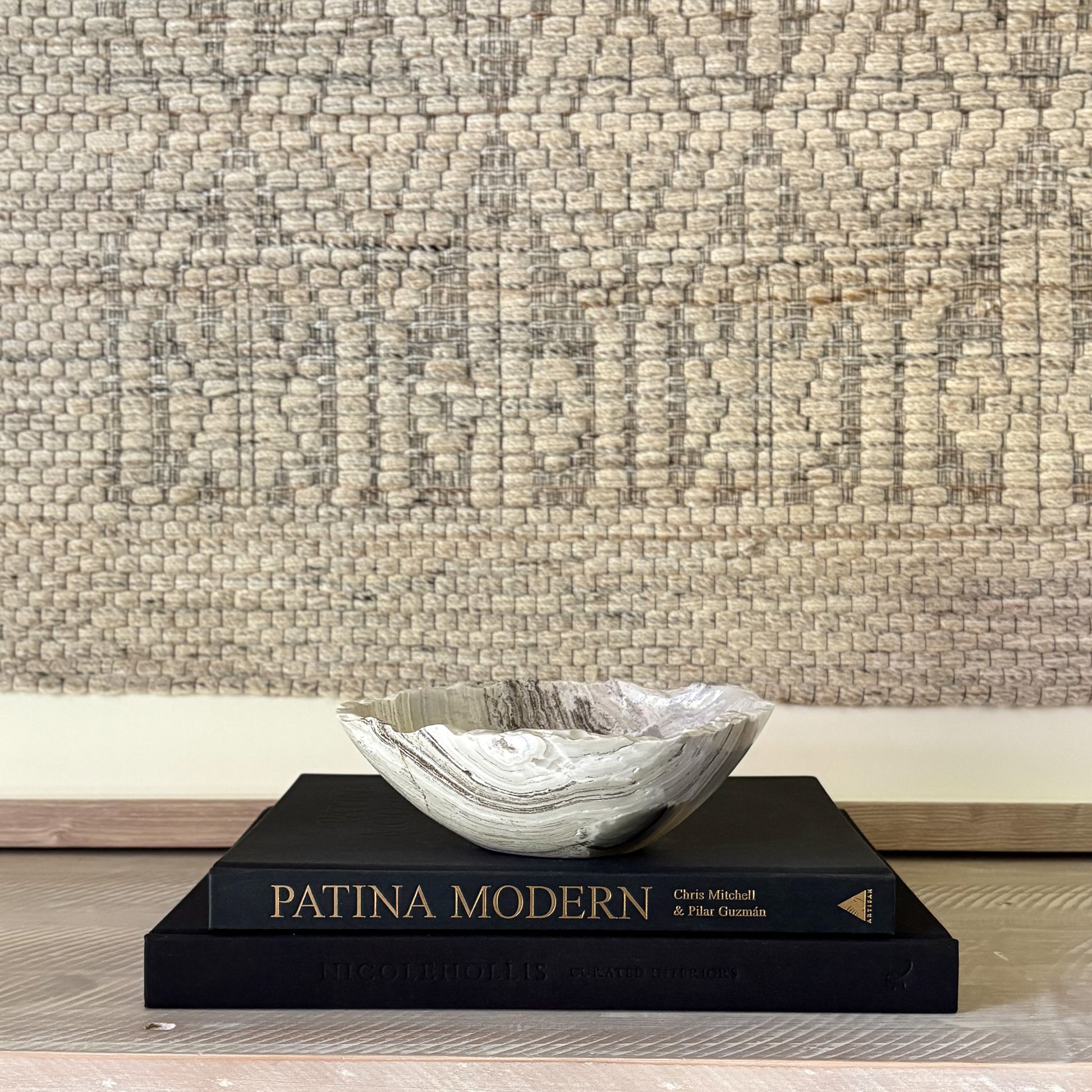 natural stone coffee table bowl