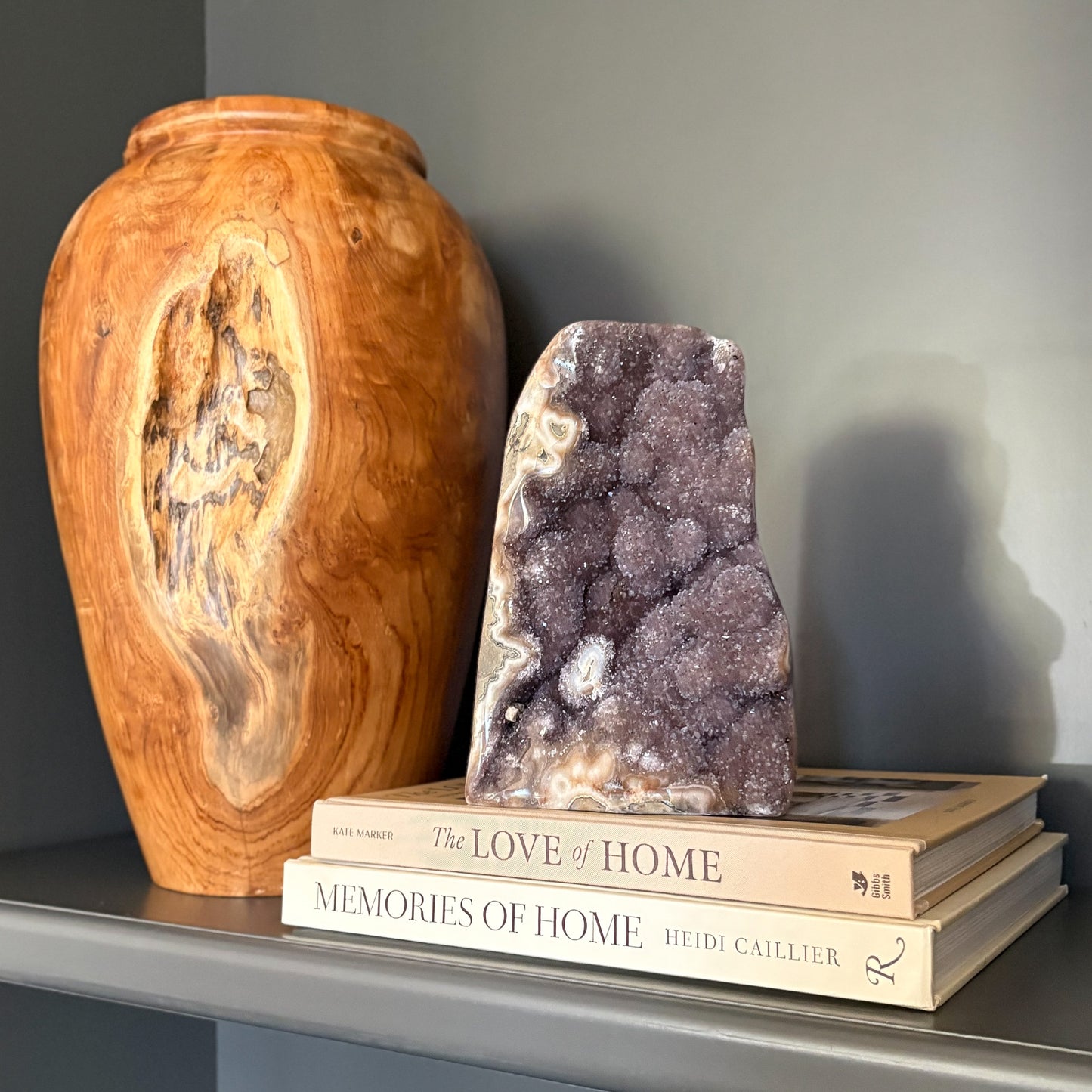 amethyst geode decor