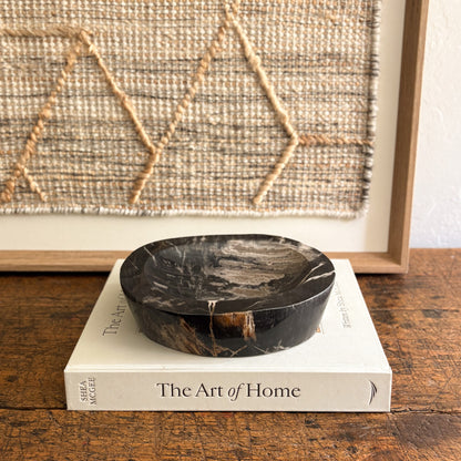 fossilized wood catchall