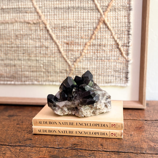 Smoky Quartz Crystal Cluster