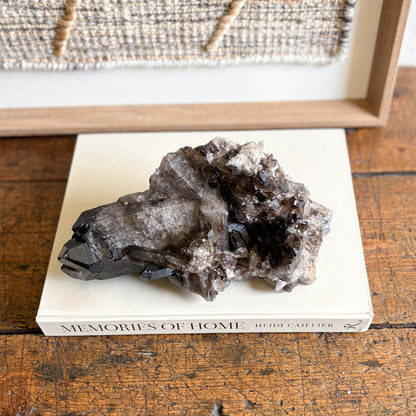 dark quartz crystal decor