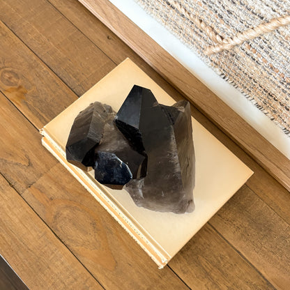 Smoky Quartz Crystal Cluster