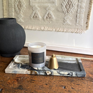 marble accent tray, natural home accents