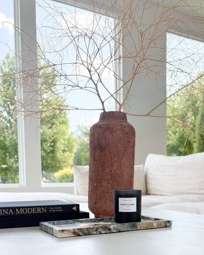 Luxury marble catchall tray for coffee table or console styling