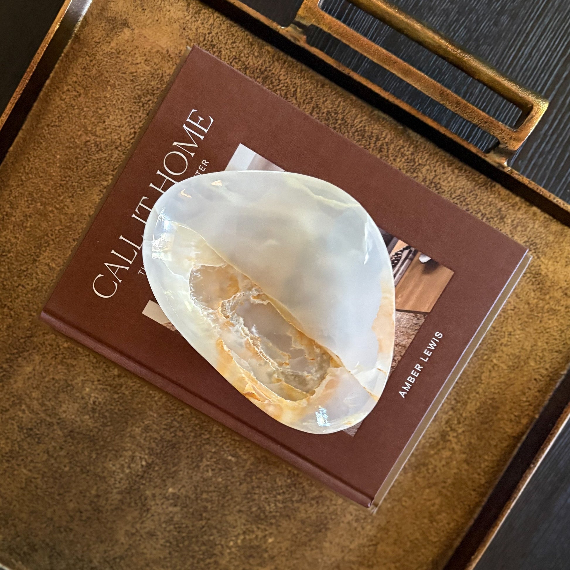 decorative onyx dish