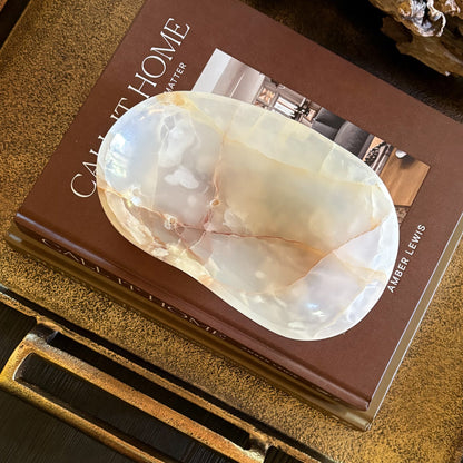 neutral onyx dish