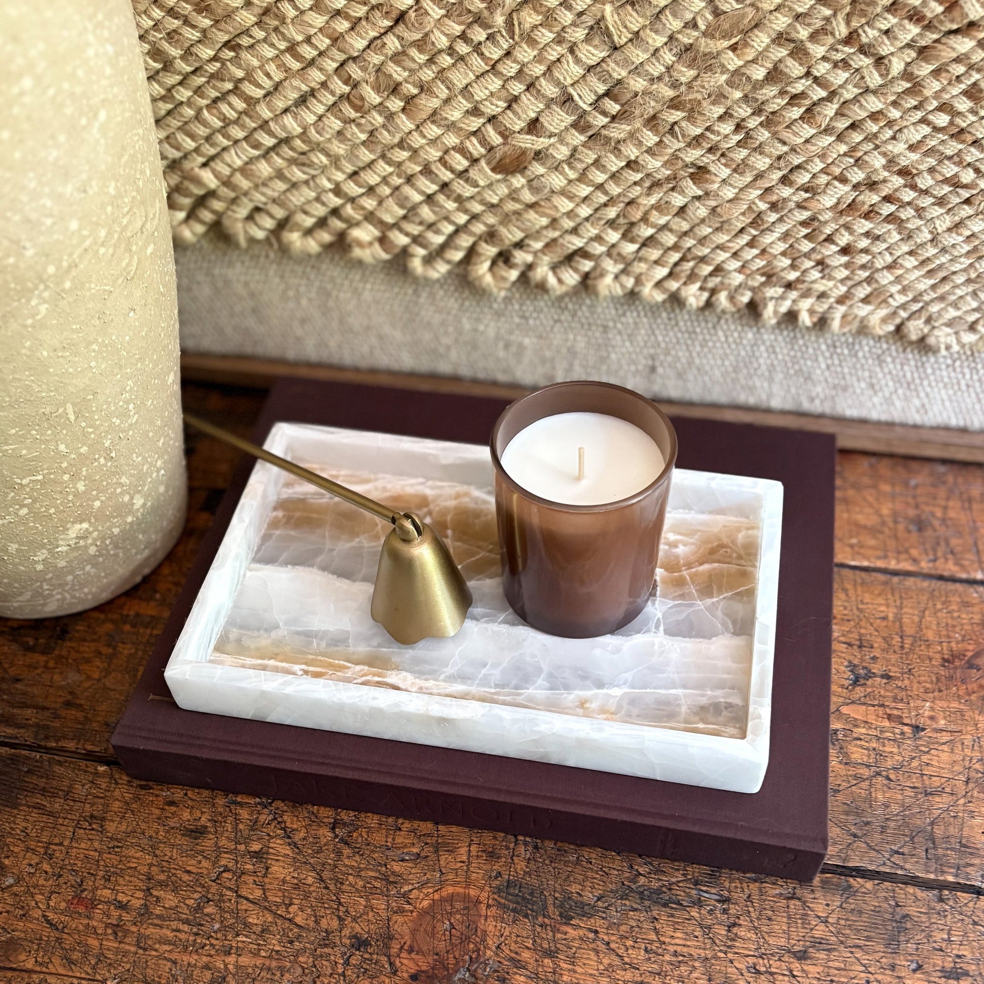 natural onyx stone tray