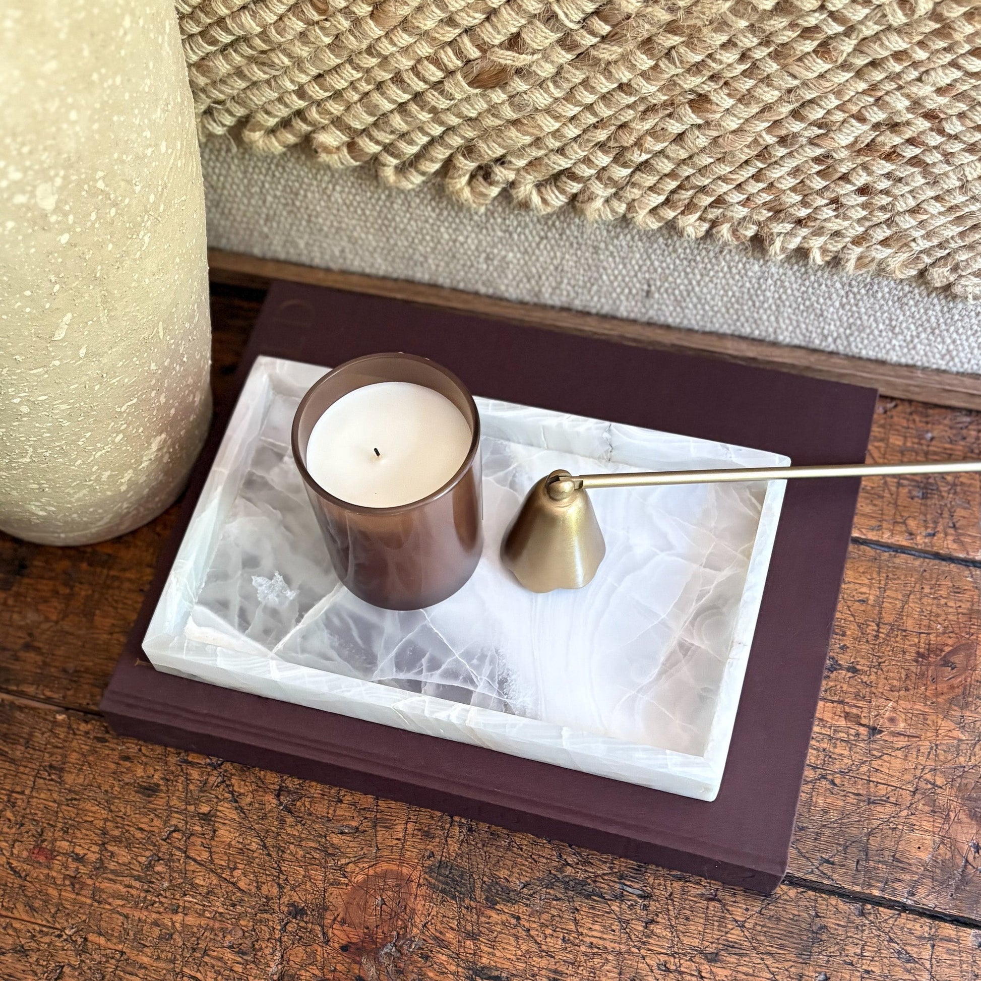 decorative onyx tray
