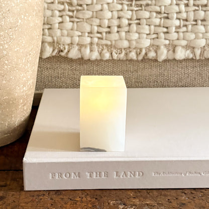 unique stone candle holder