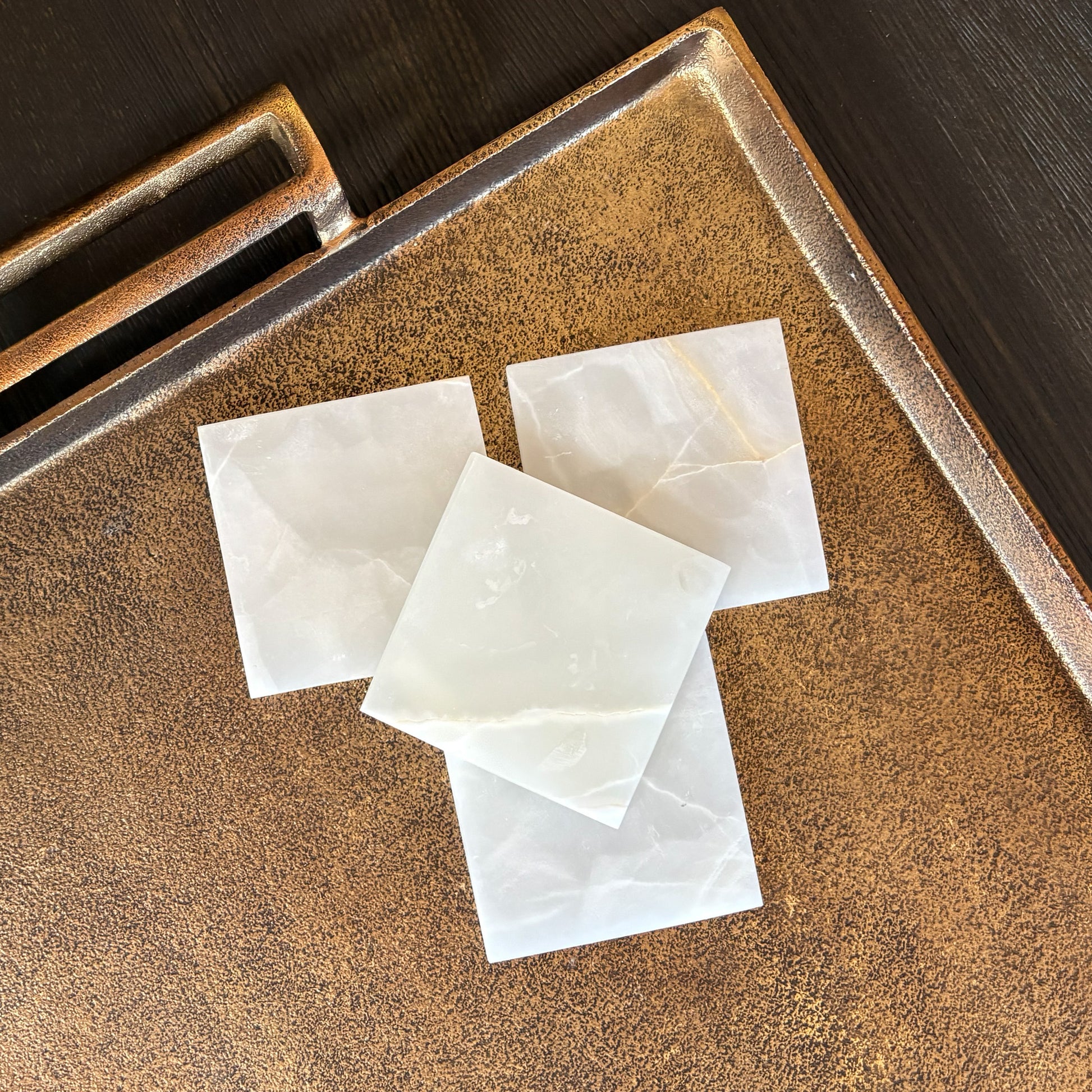 natural stone coaster set