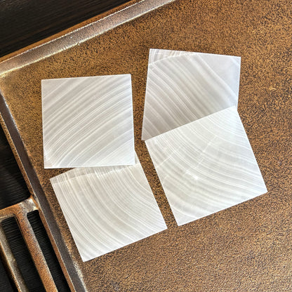 natural mexican onxy coaster set