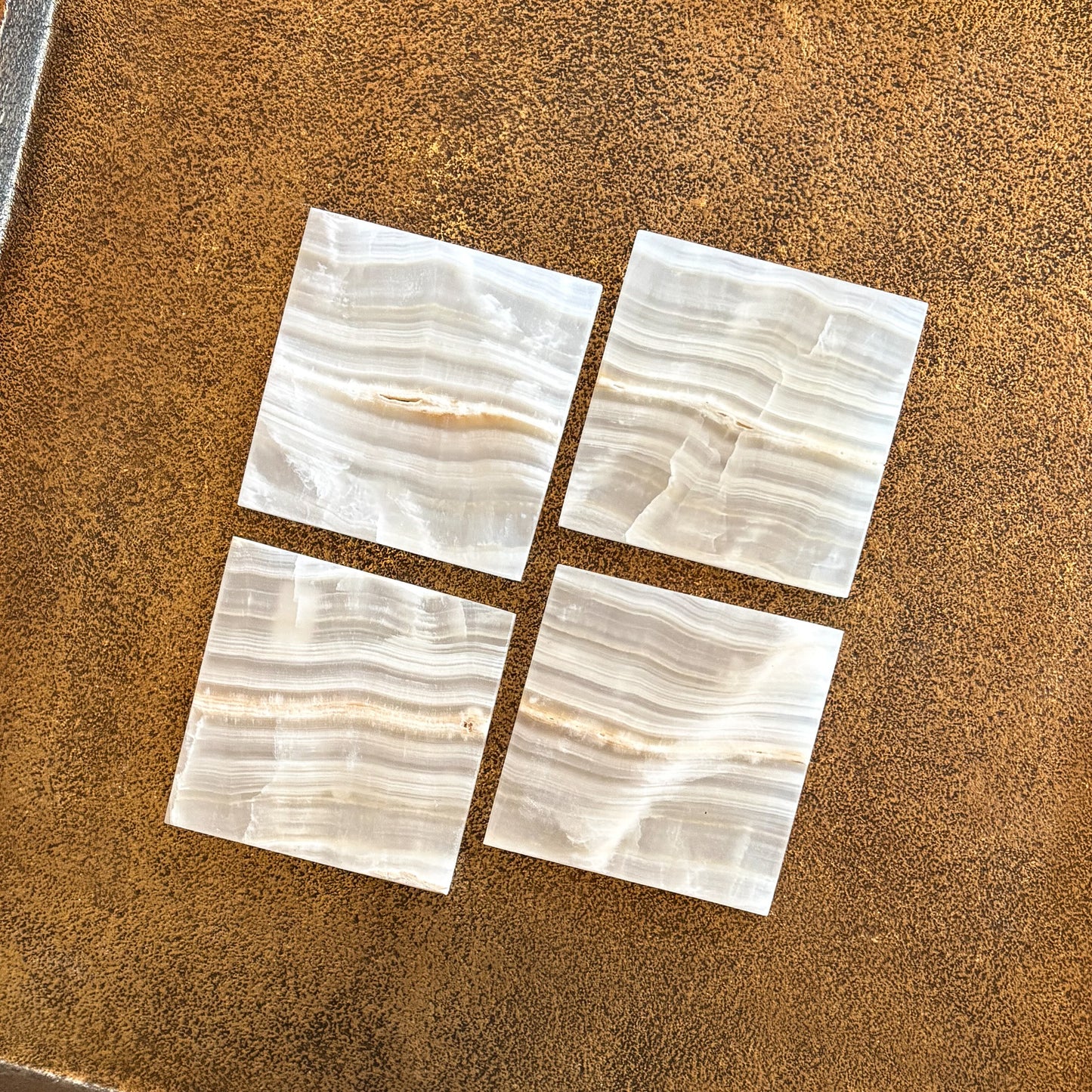 neutral stone coasters