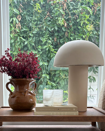 Decorative white onyx candle holder for luxury home interiors