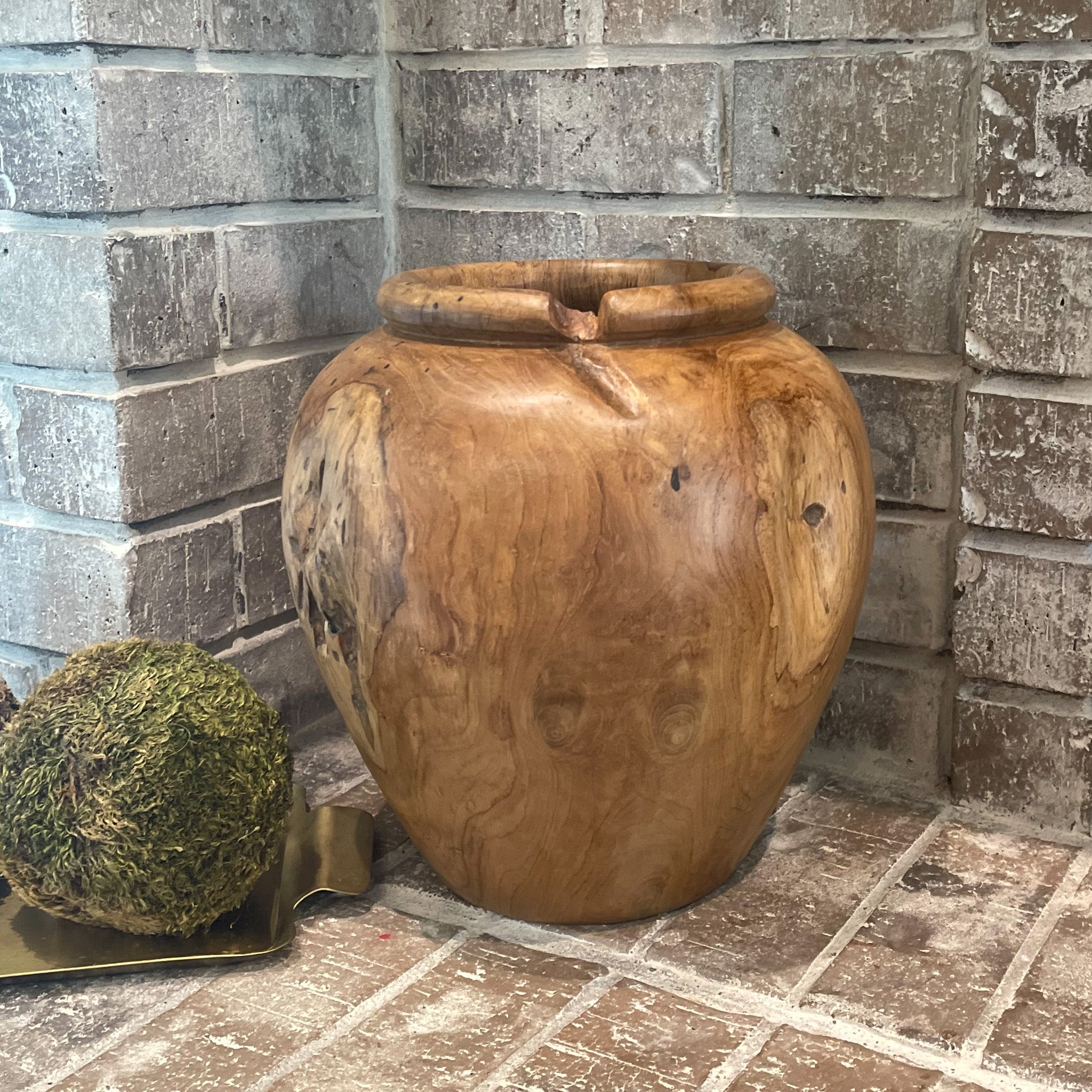 Teak Root Vase, Teak Wood Urn, Natural Home Decor, Natural Home Decor Oklahoma City