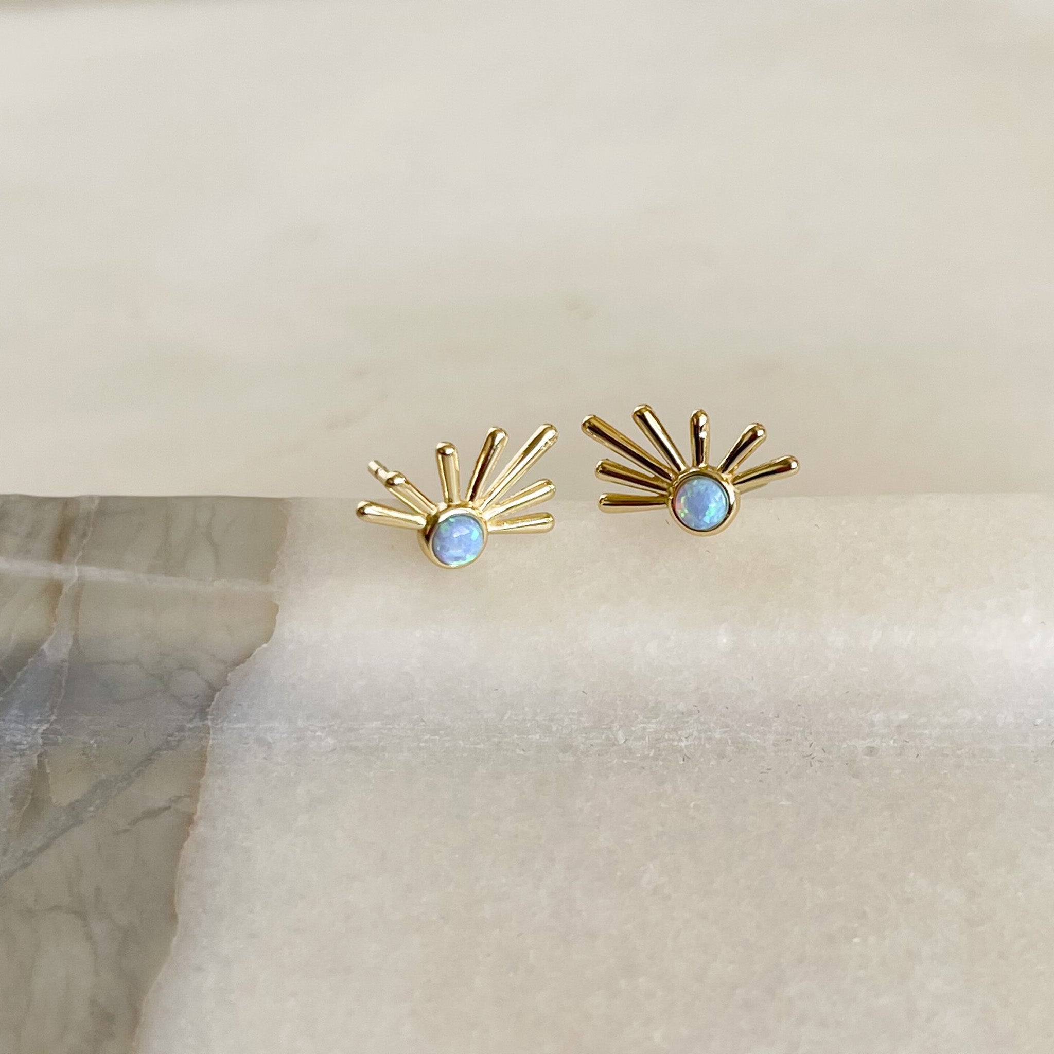 modern fire opal jewelry, mofdern fire opal earrings
