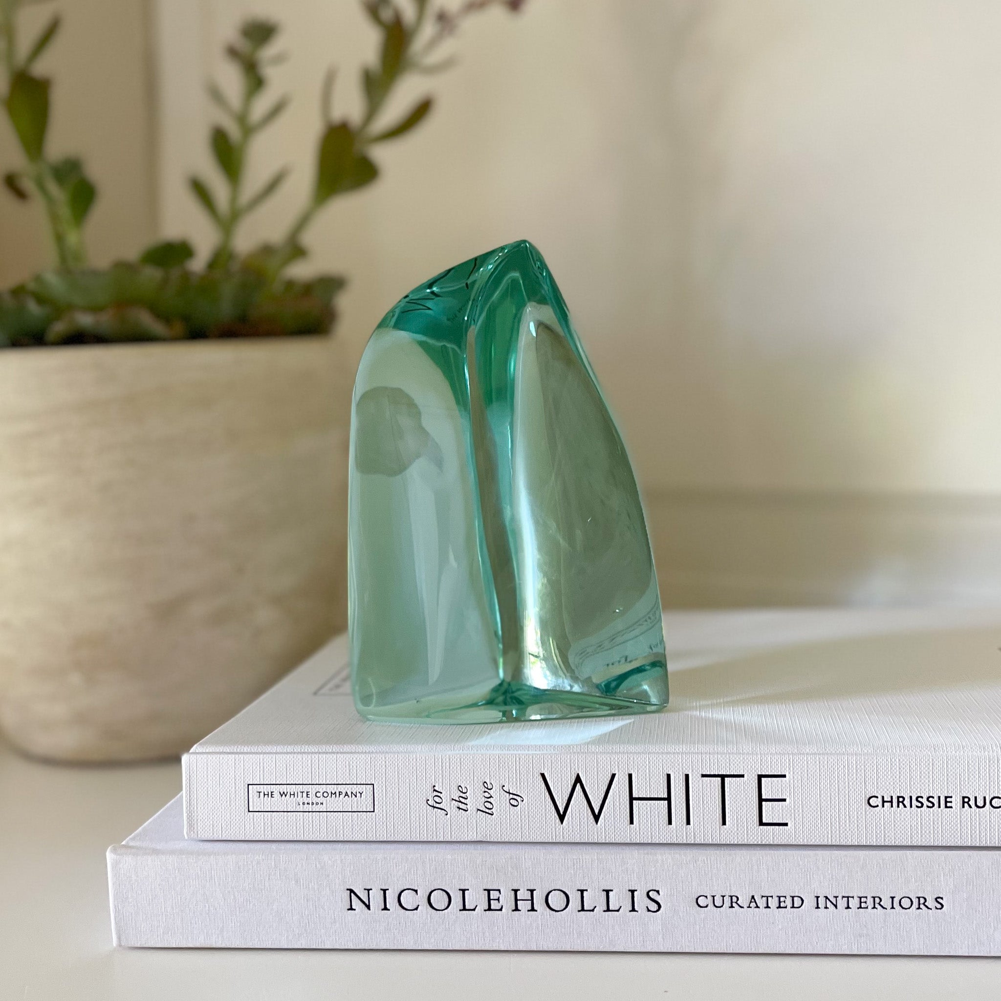 Green Glass Home Decor, Home Styling Ideas, Modern Home Decor, Home Decor Oklahoma City