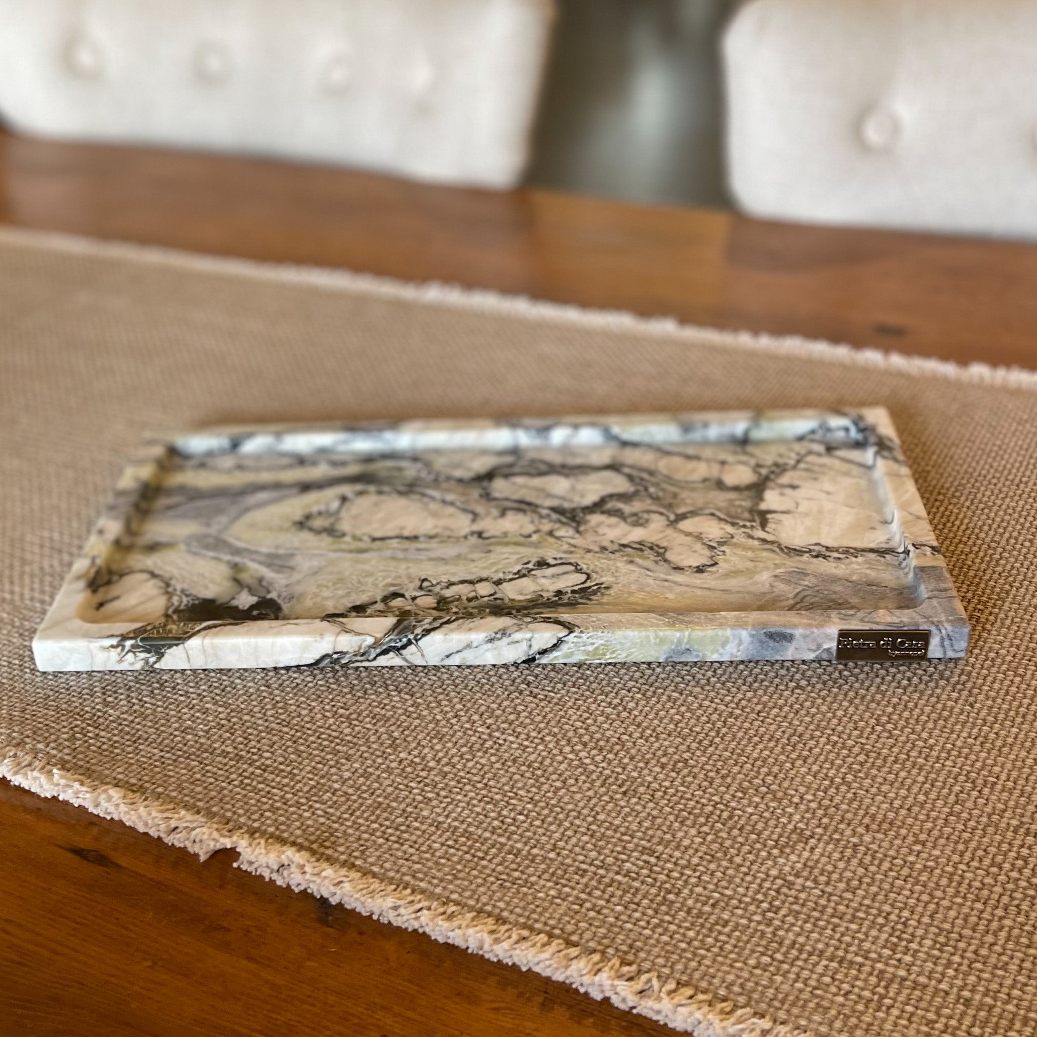 Marble Coffee Table Tray, Decorative Marble Tray