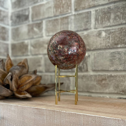 red crystal ball
