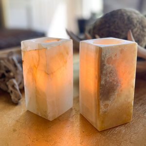 Onyx Candle Holder - Rare Earth Mercantile