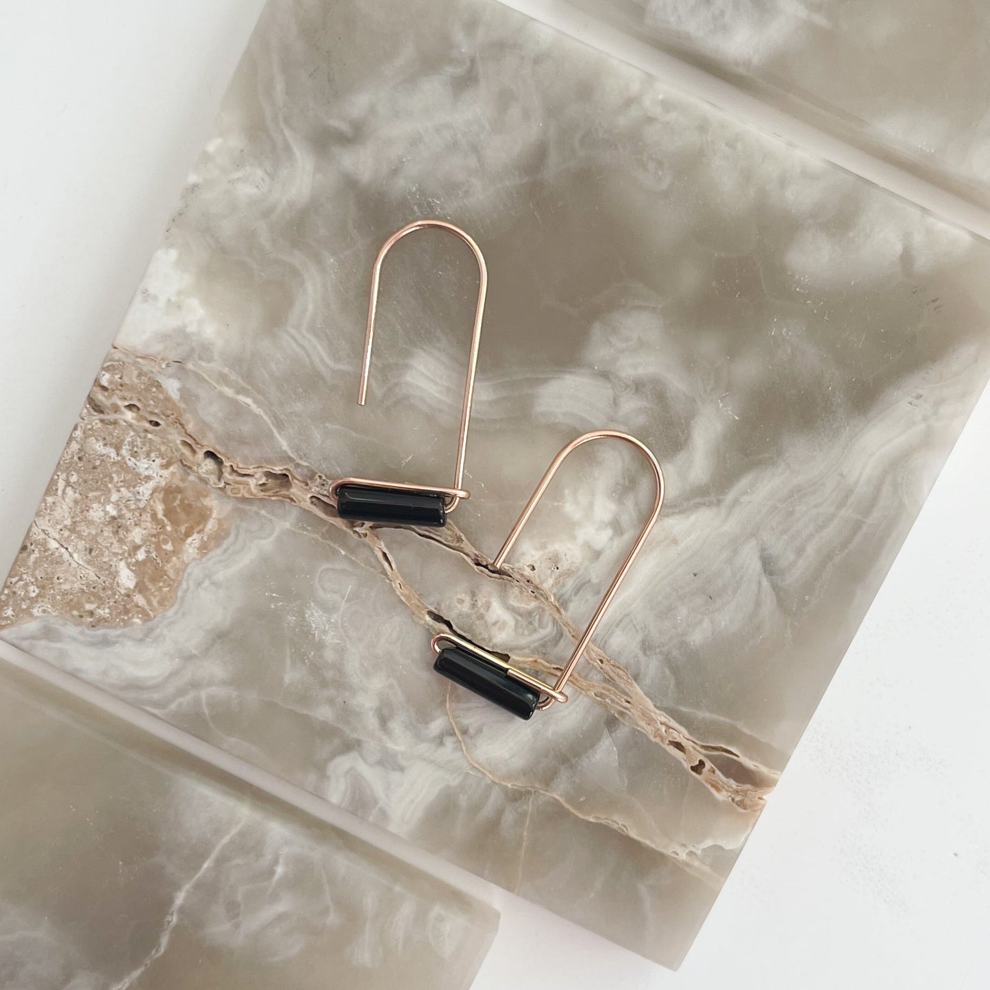 Onyx Drop Earrings , Onyx Crystal Earrings