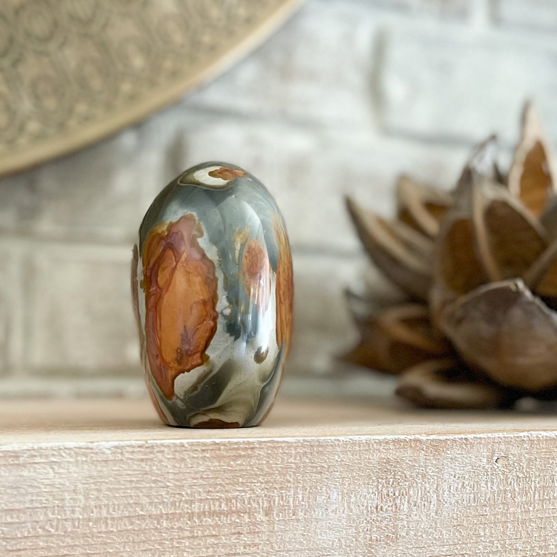 madagascar polychrome jasper crystal, crystal home decor
