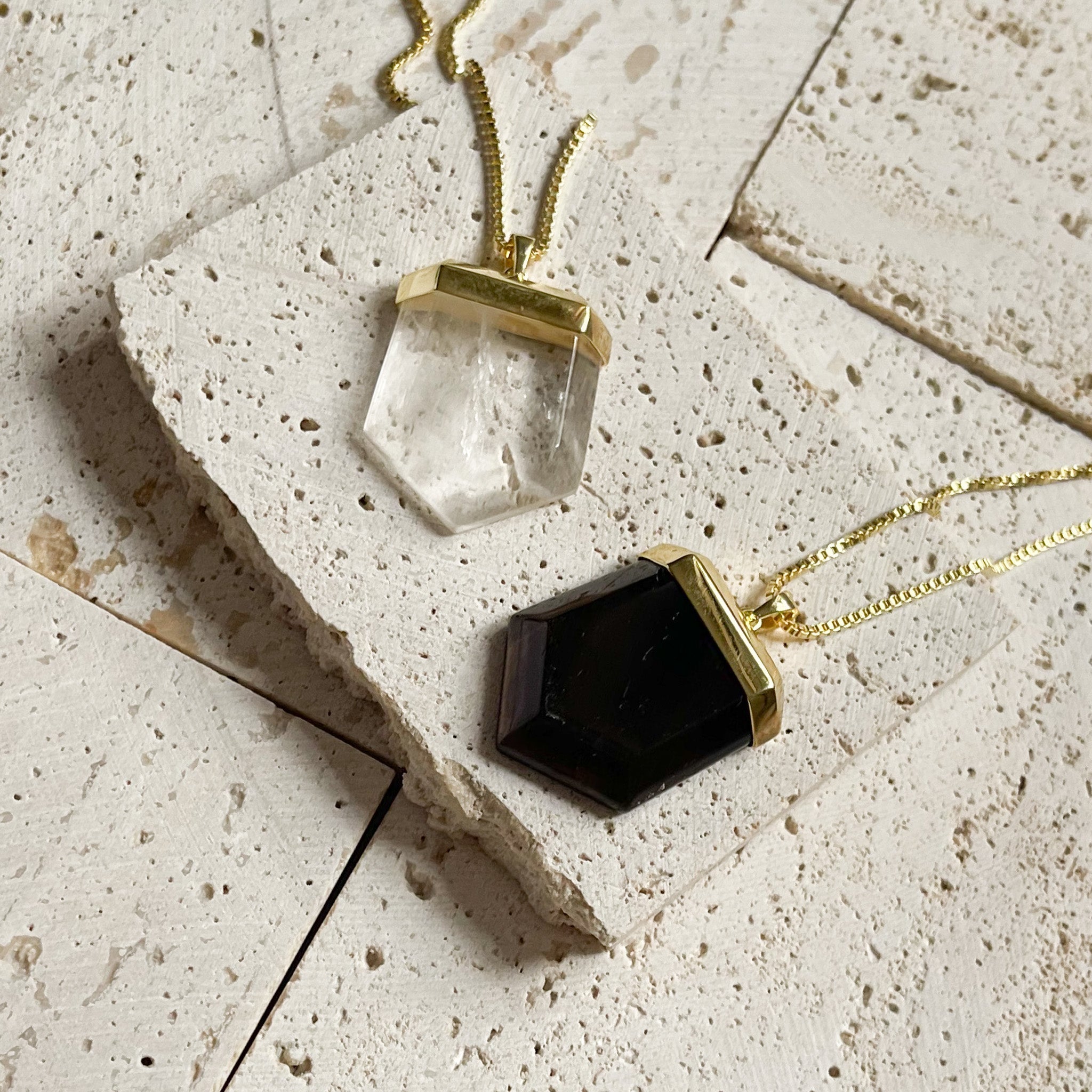 Quartz Crystal Pendant Necklace - Rare Earth Mercantile