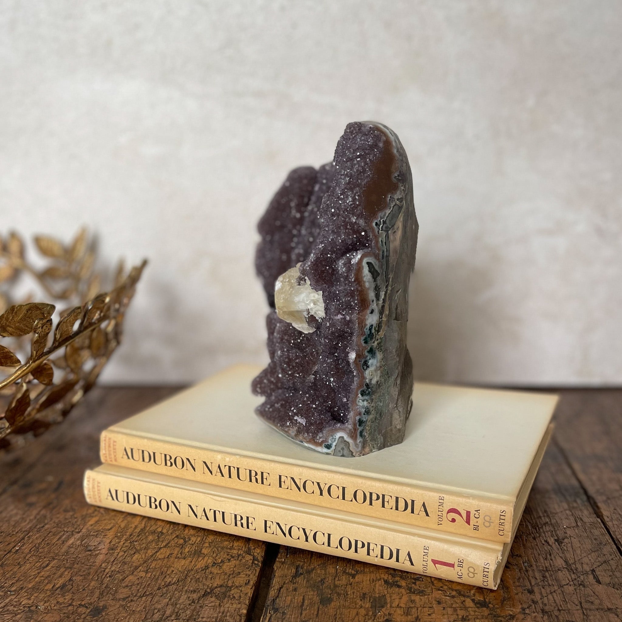 rainboe amethyst crystal, natura home accents