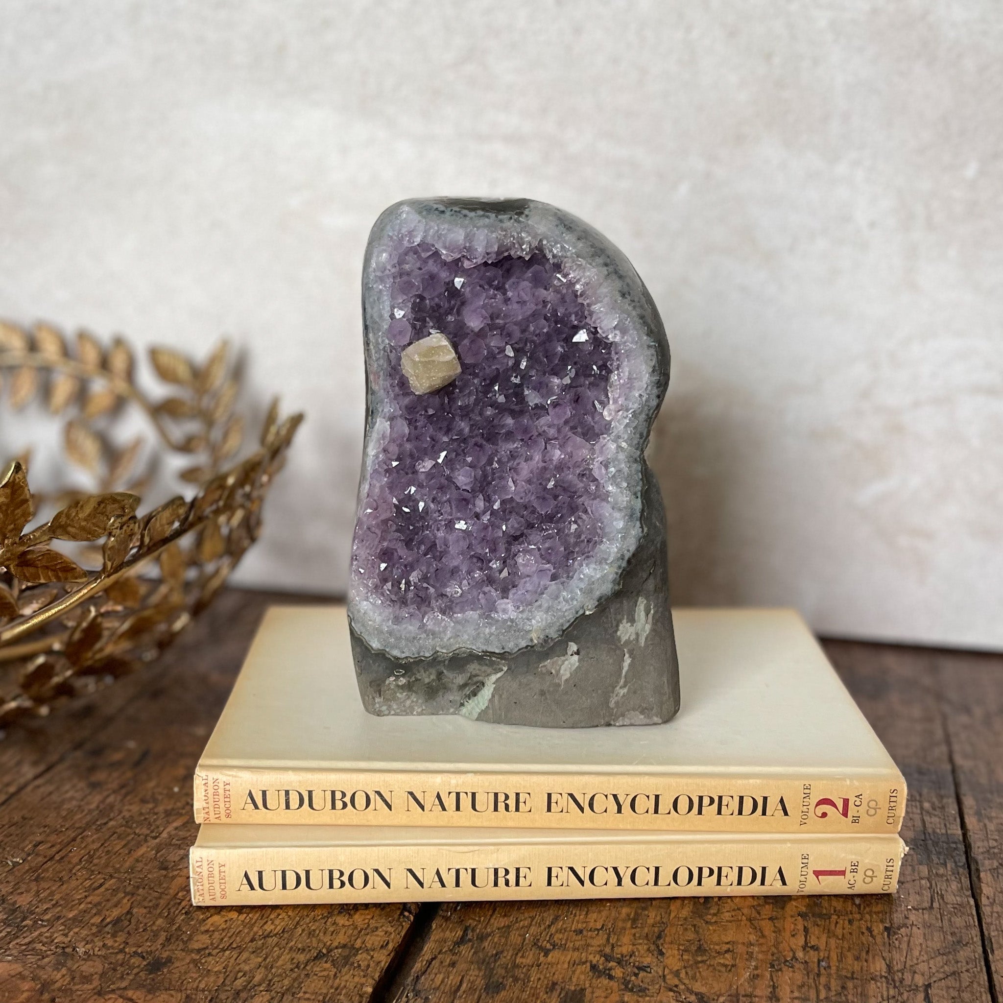 amethyst crystal cluster, natural home accents