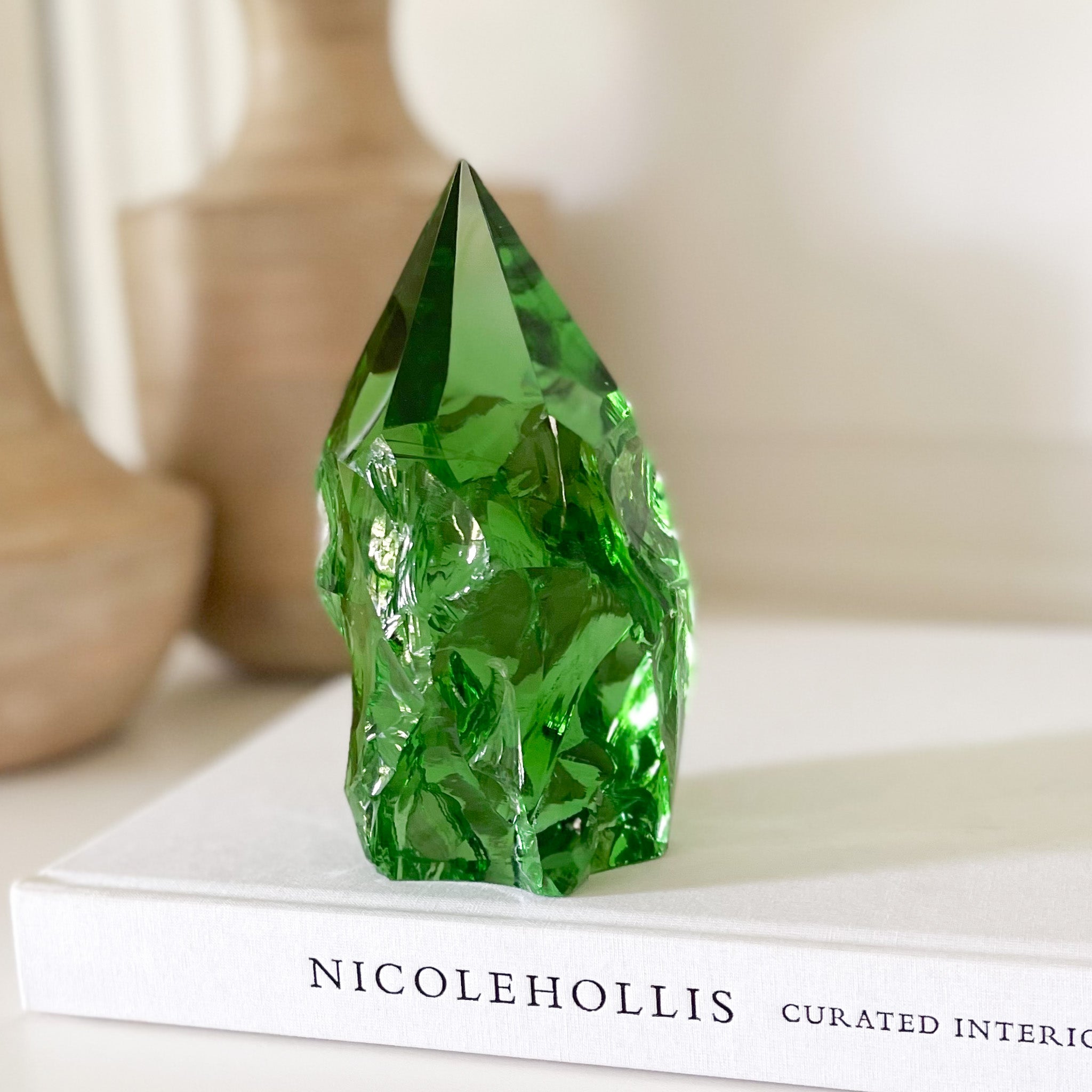 Volcanic Glass, Green Glass Home Accessories