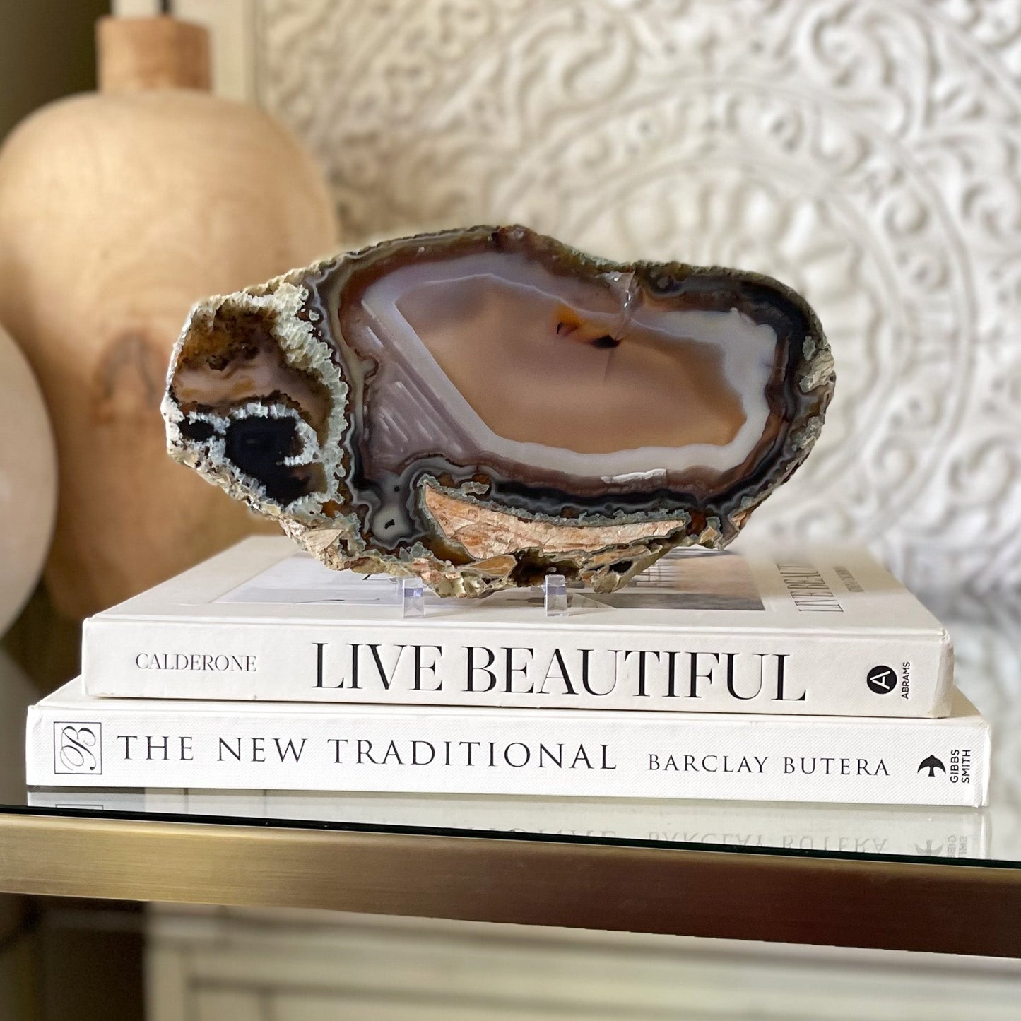 Gemstone Bookshelf Decor Ideas, Home Decor Oklahoma City